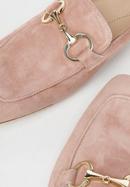Mokassins aus Wildleder mit quadratischer Schuhspitze, gedämpftes rosa, 94-D-105-N-36, Bild 7