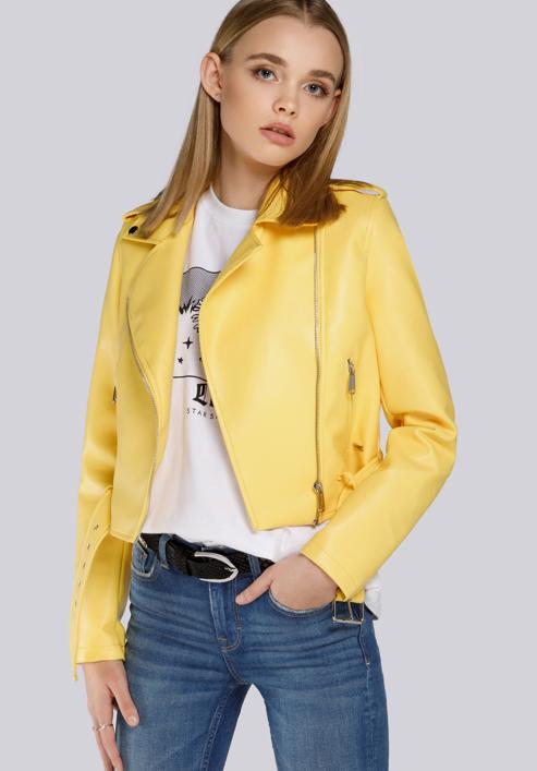 Cropped Jacke für Damen, gelb, 94-9P-105-P-2XL, Bild 1