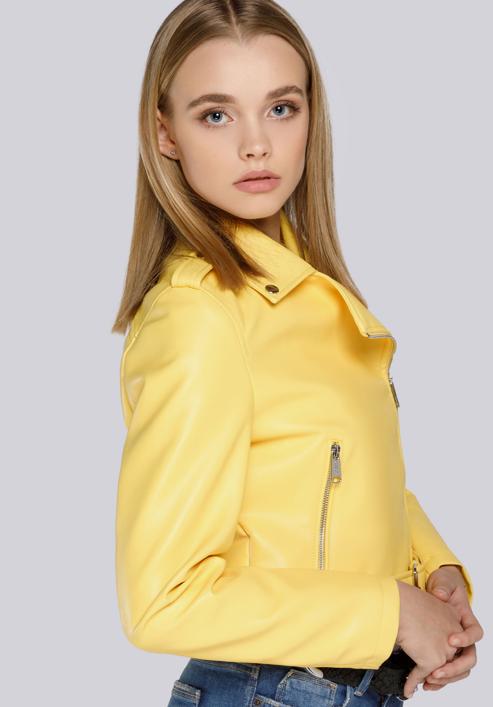 Cropped Jacke für Damen, gelb, 94-9P-105-P-XL, Bild 5
