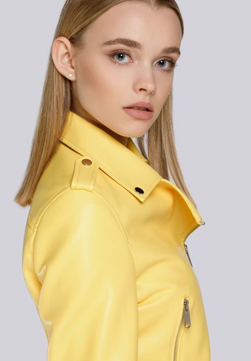 Cropped Jacke für Damen, gelb, 94-9P-105-P-2XL, Bild 6