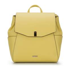 Damenrucksack mit Seitentaschen, gelb, 94-4Y-529-Y, Bild 1
