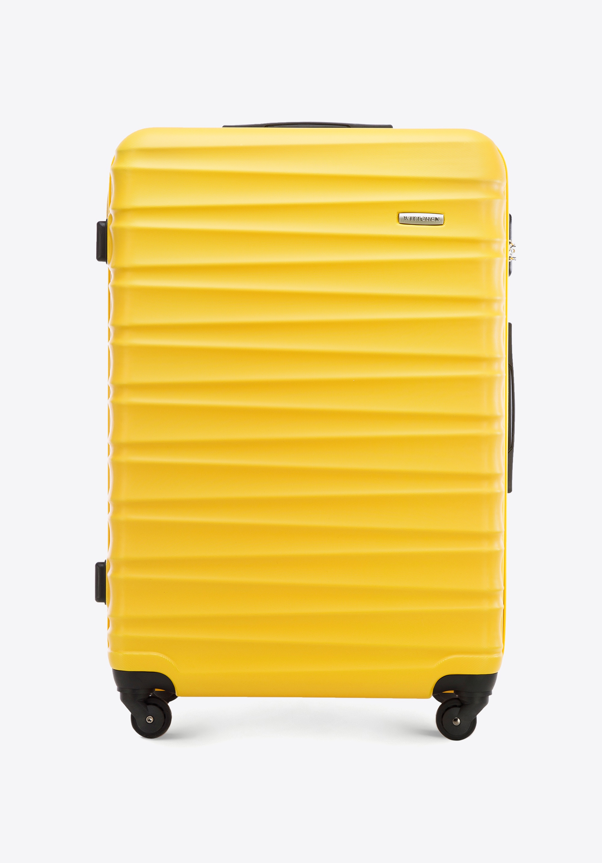 Großer Koffer aus ABS-Material, gelb, 56-3A-313-50, Bild 1