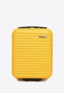 Kabinenkoffer aus ABS mit Rippen, gelb, 56-3A-315-11, Bild 1