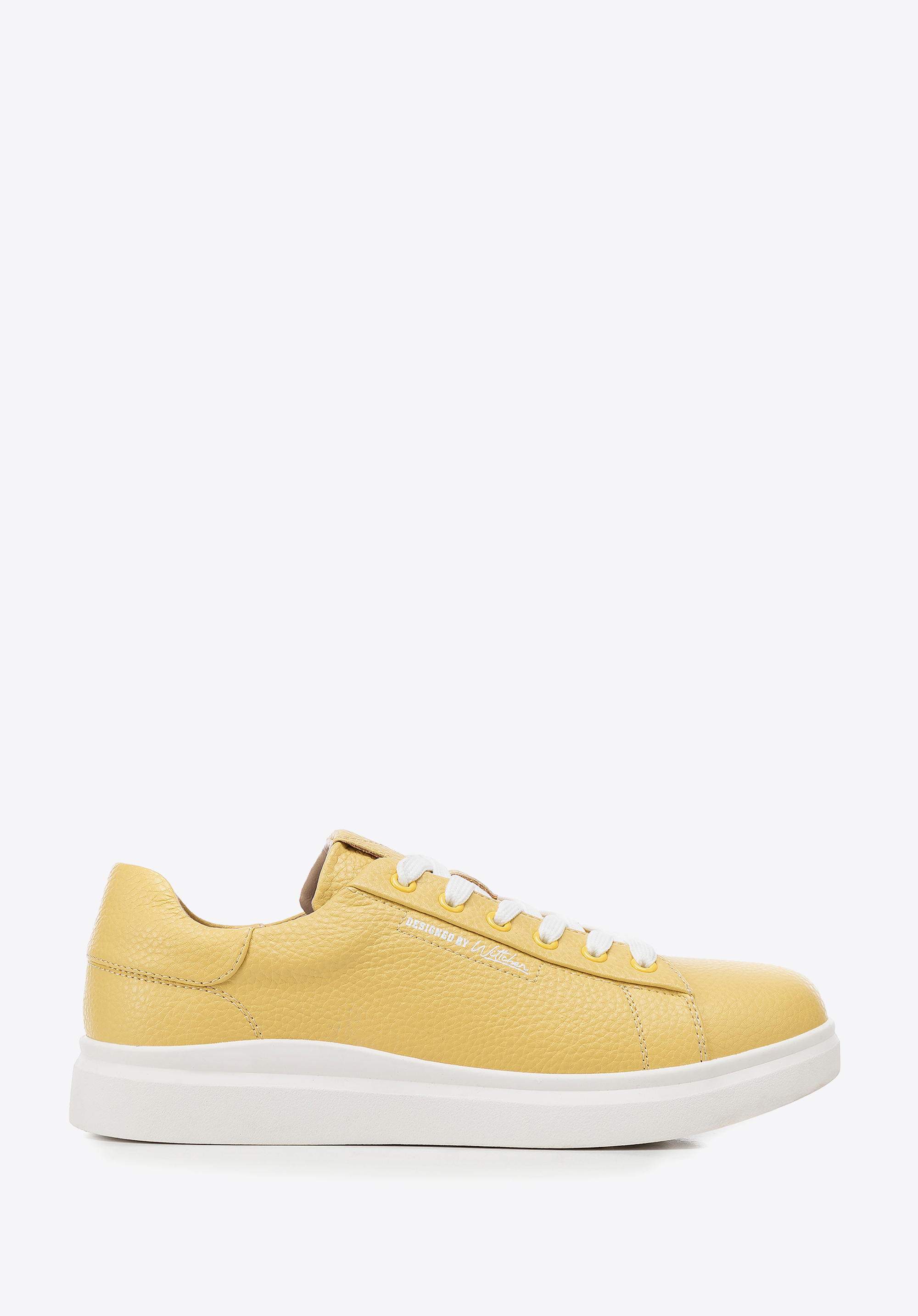 Klassische Plateau-Sneaker für Damen, gelb, 100-D-951-Y-35, Bild 1