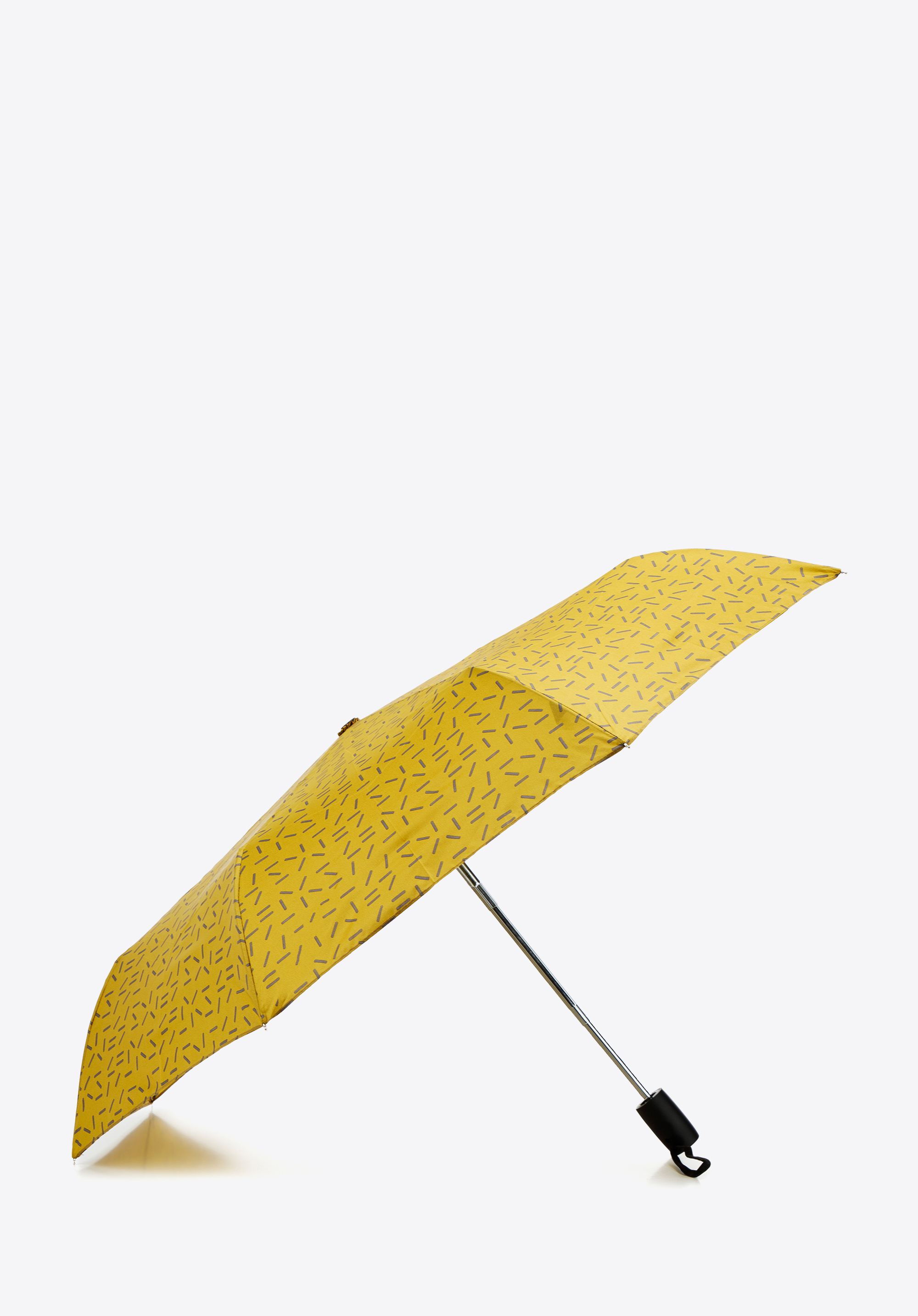 Automatischer gemusterter Regenschirm, gold-grau, PA-7-172-X12, Bild 1