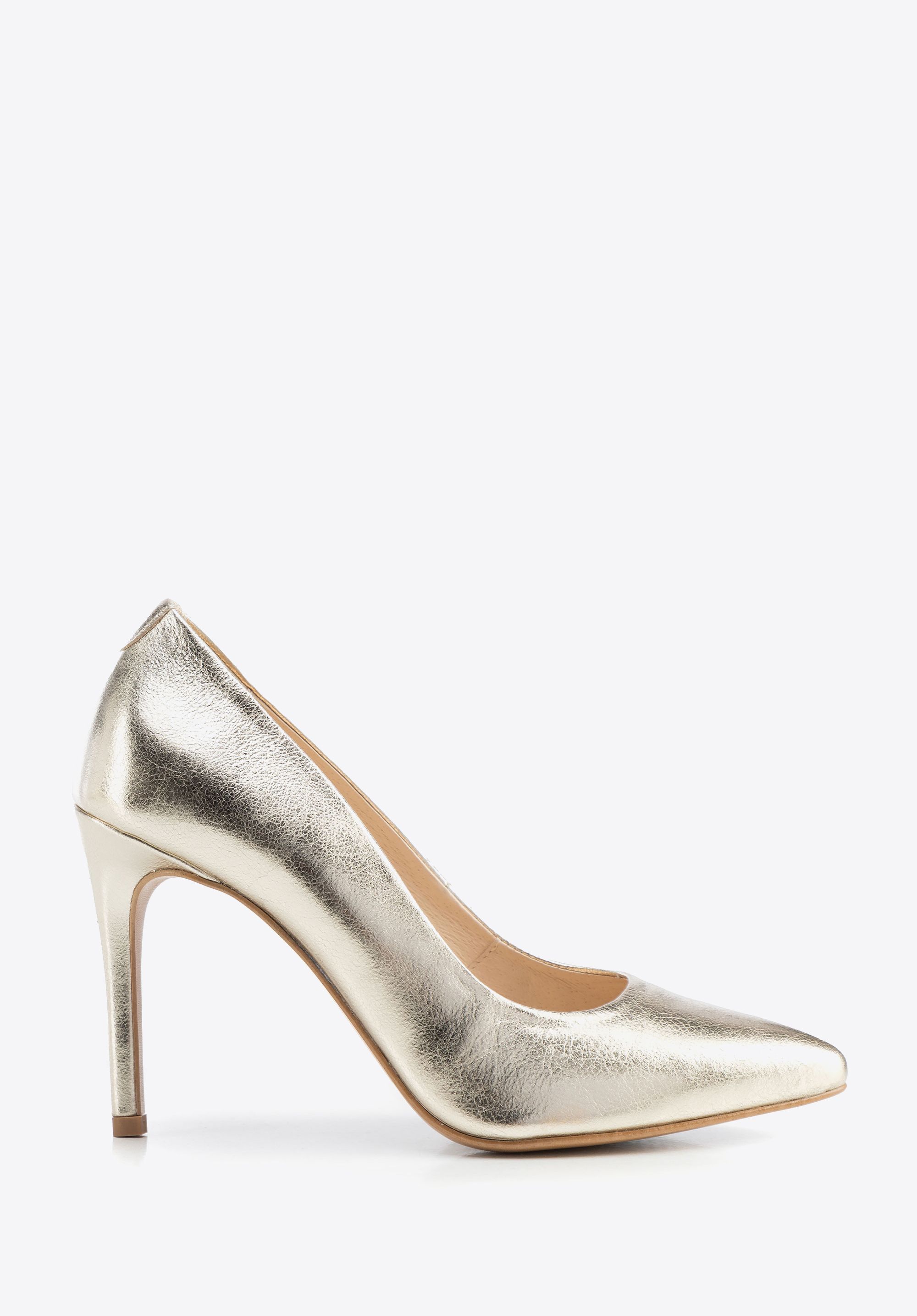 High Heels aus Leder für Damen, gold, BD-B-801-G-40, Bild 1