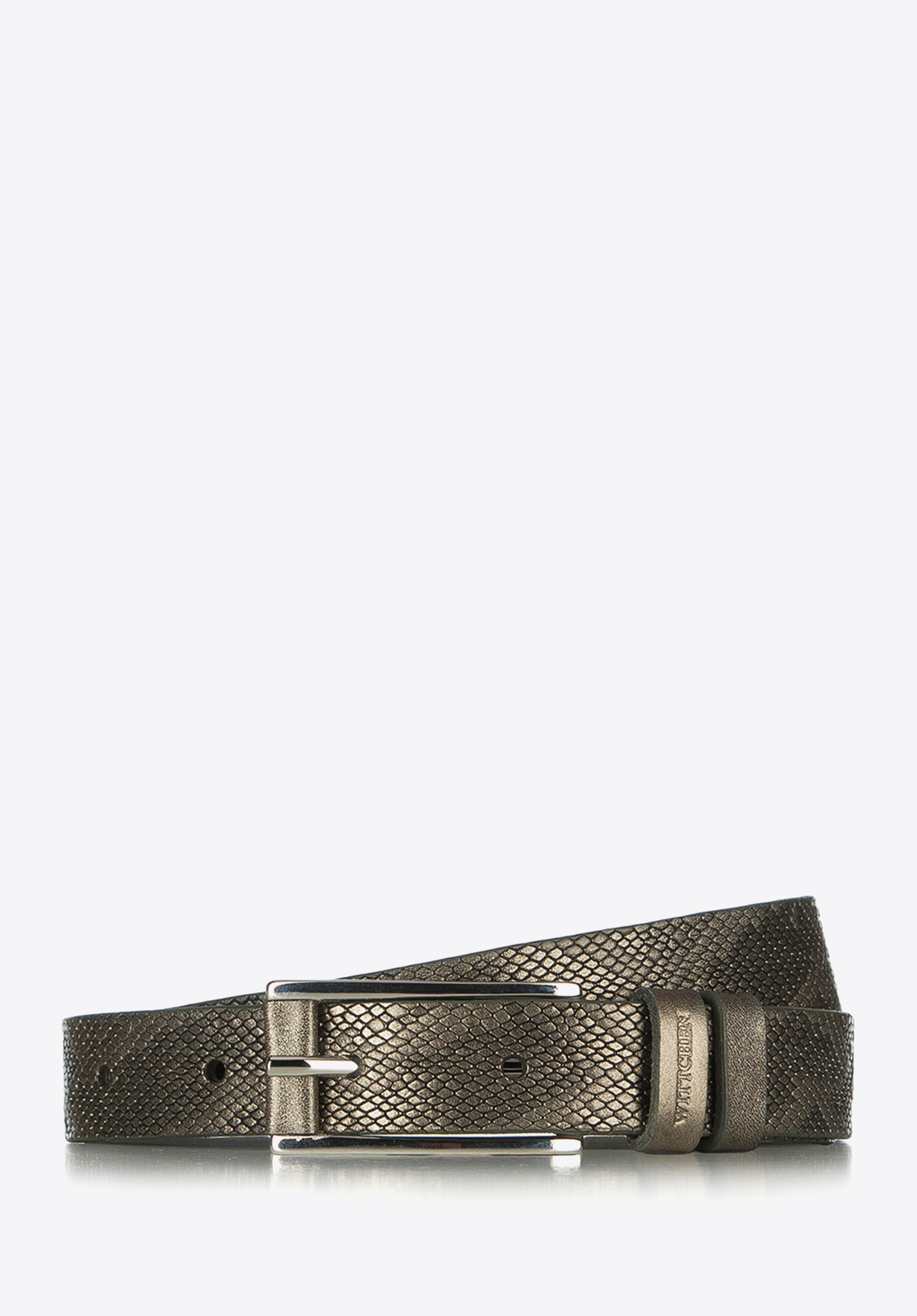 Ledergürtel für Damen, gold, 90-8D-309-Z-2X, Bild 1