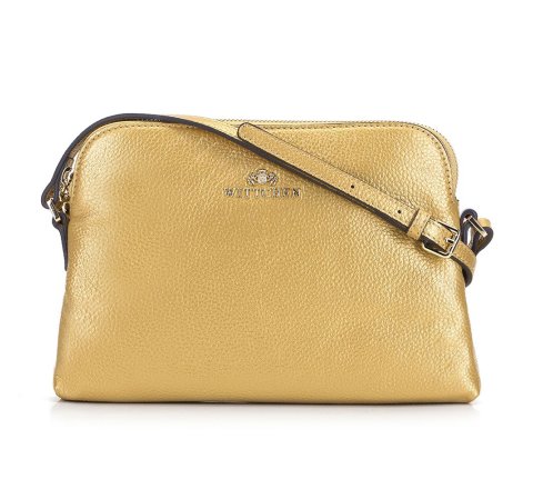 Damentasche gold aus öko-leder