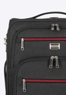 Set de valize moi cu fermoar roșu, grafit, 56-3S-50S-12, Fotografie 11