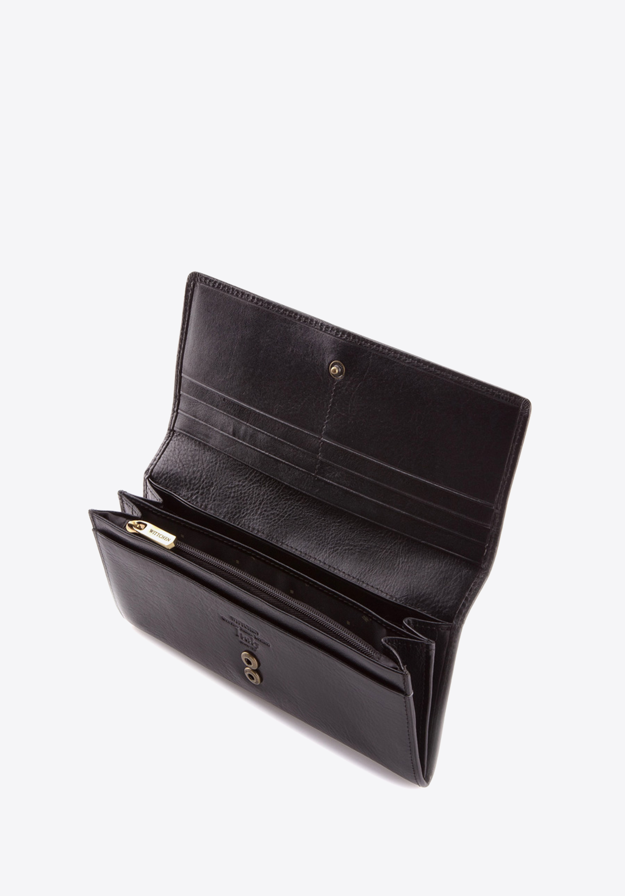 Dámska kožená peňaženka veľká, grafitová, 21-1-333-1, Obrázok 1