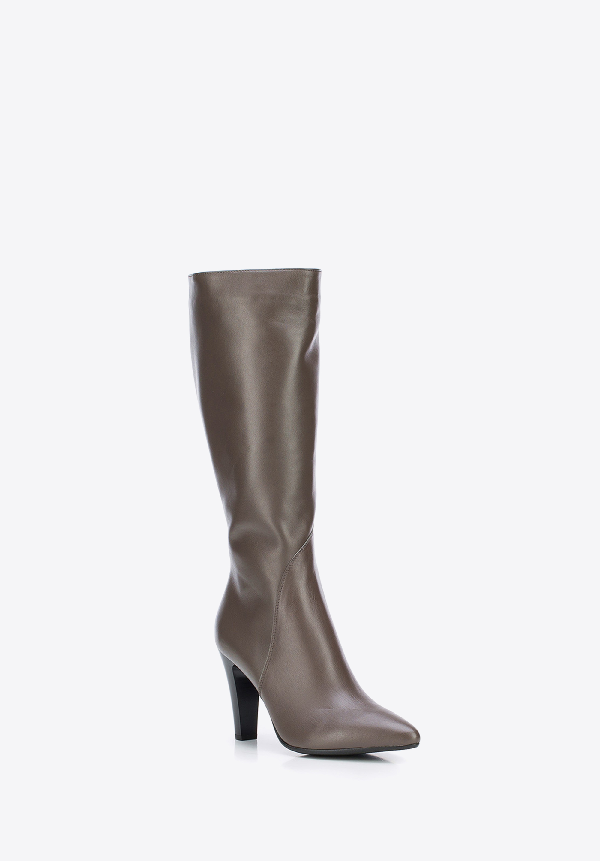 ABSATZSTIEFEL, grau, 87-D-206-8-38, Bild 1