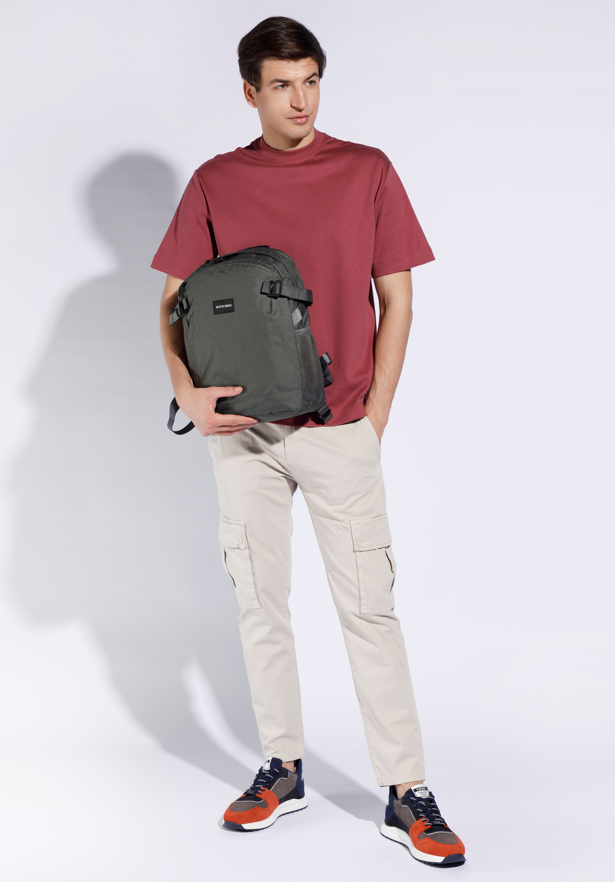 grauer basic Cityrucksack
