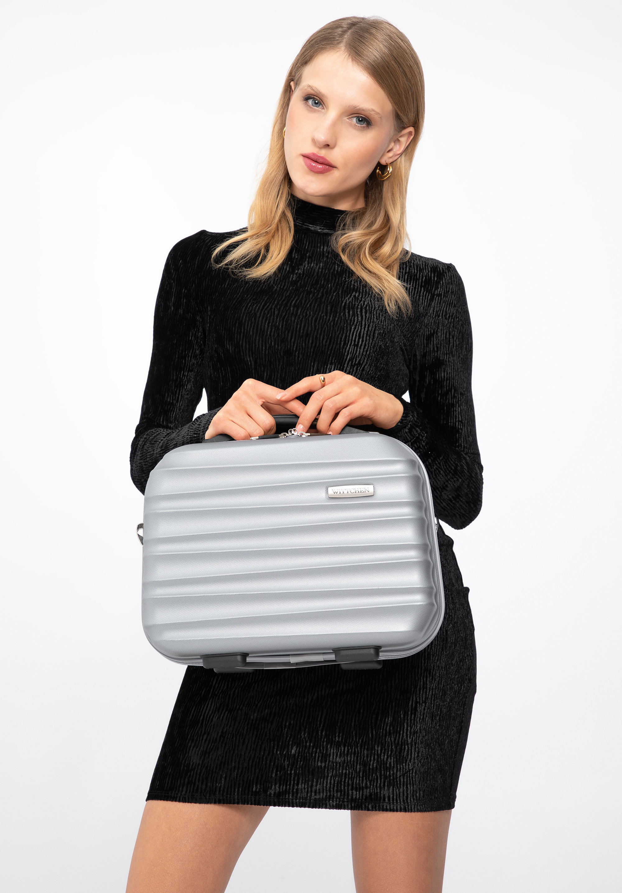 Beauty Case aus ABS, grau, 56-3A-314-01, Bild 1