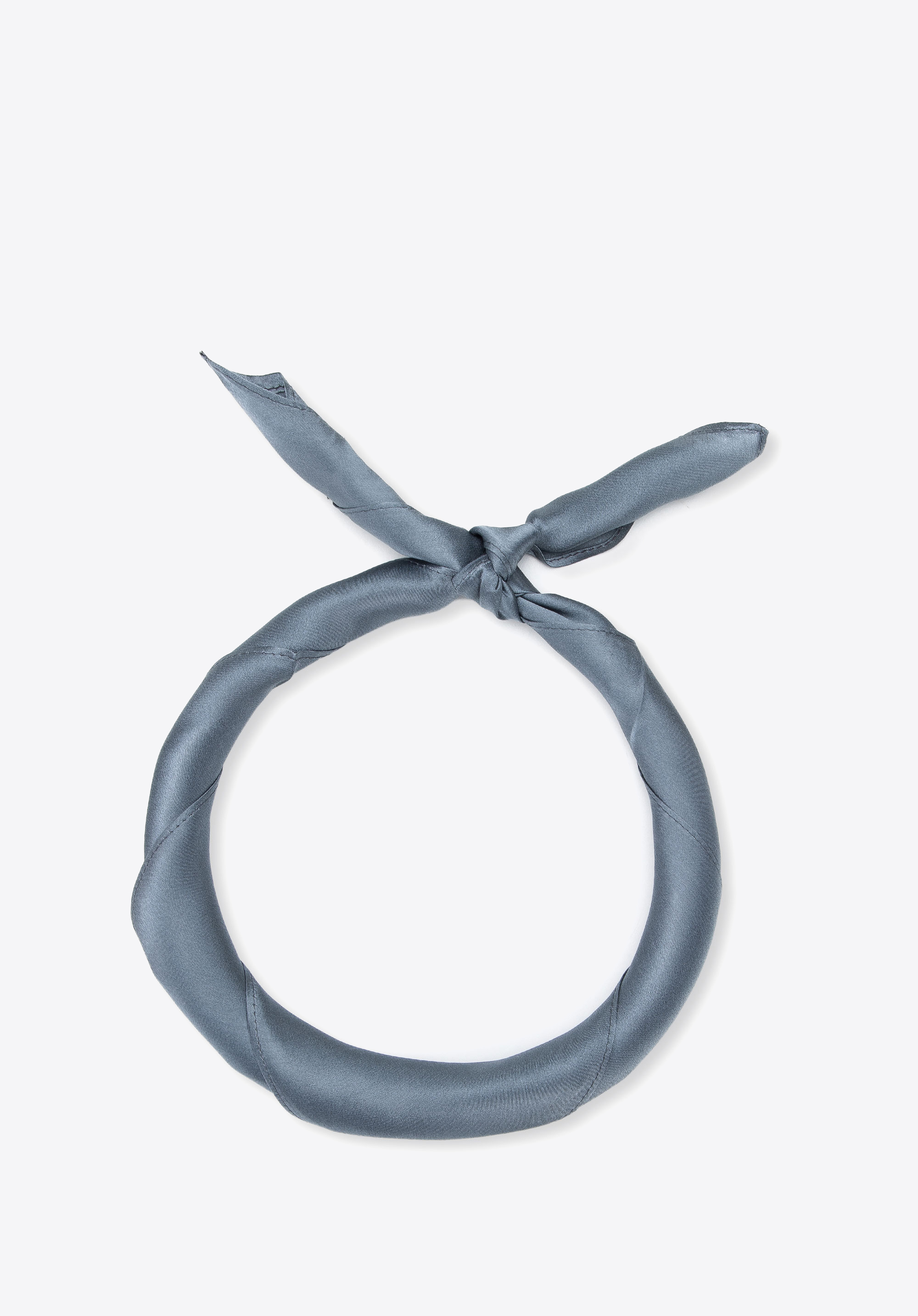 Seidentuch für Damen, Grau Blau, 95-7D-S01-2, Bild 1