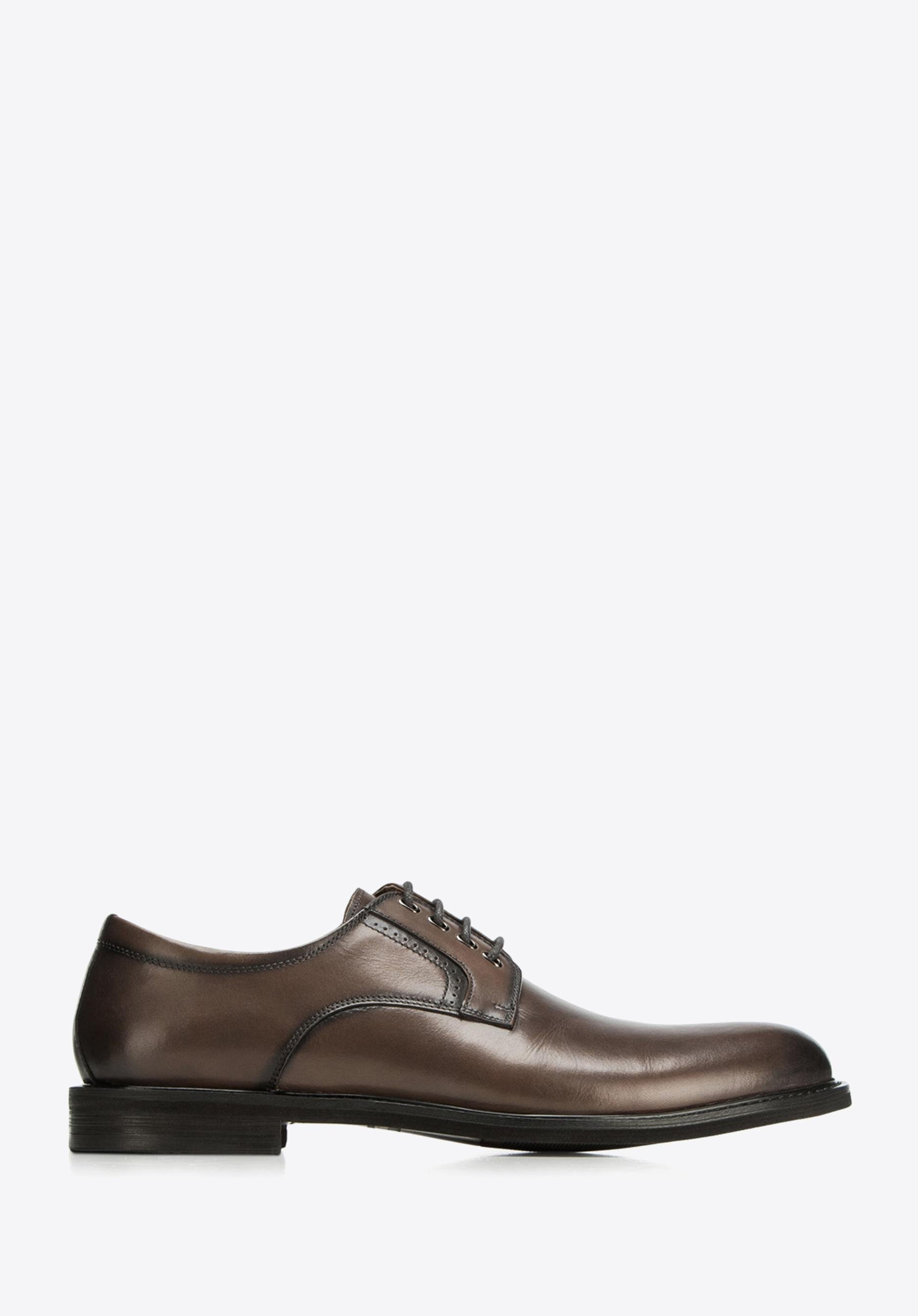 Herrenschuhe, grau-braun, 90-M-915-8-40, Bild 1