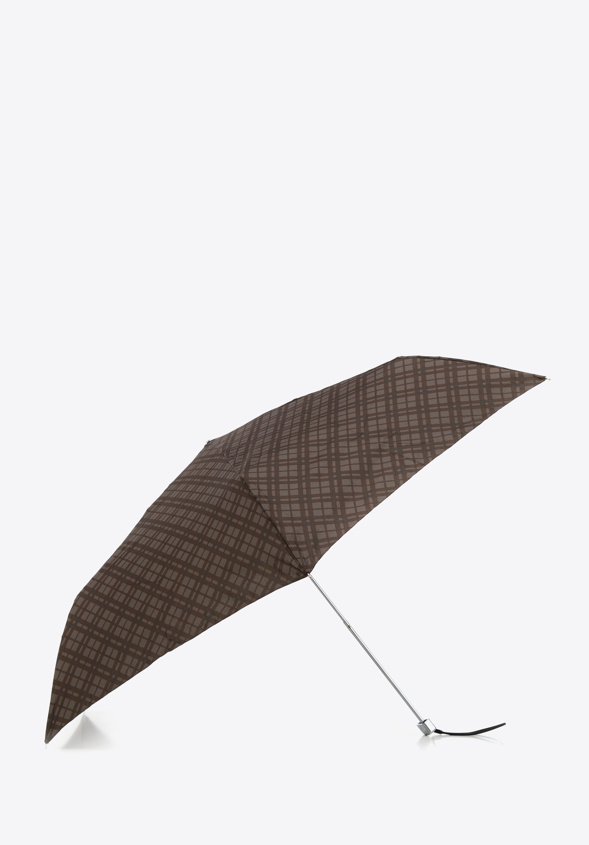 KLEINER REGENSCHIRM FÜR DAMEN, grau-braun, PA-7-168-X4, Bild 1
