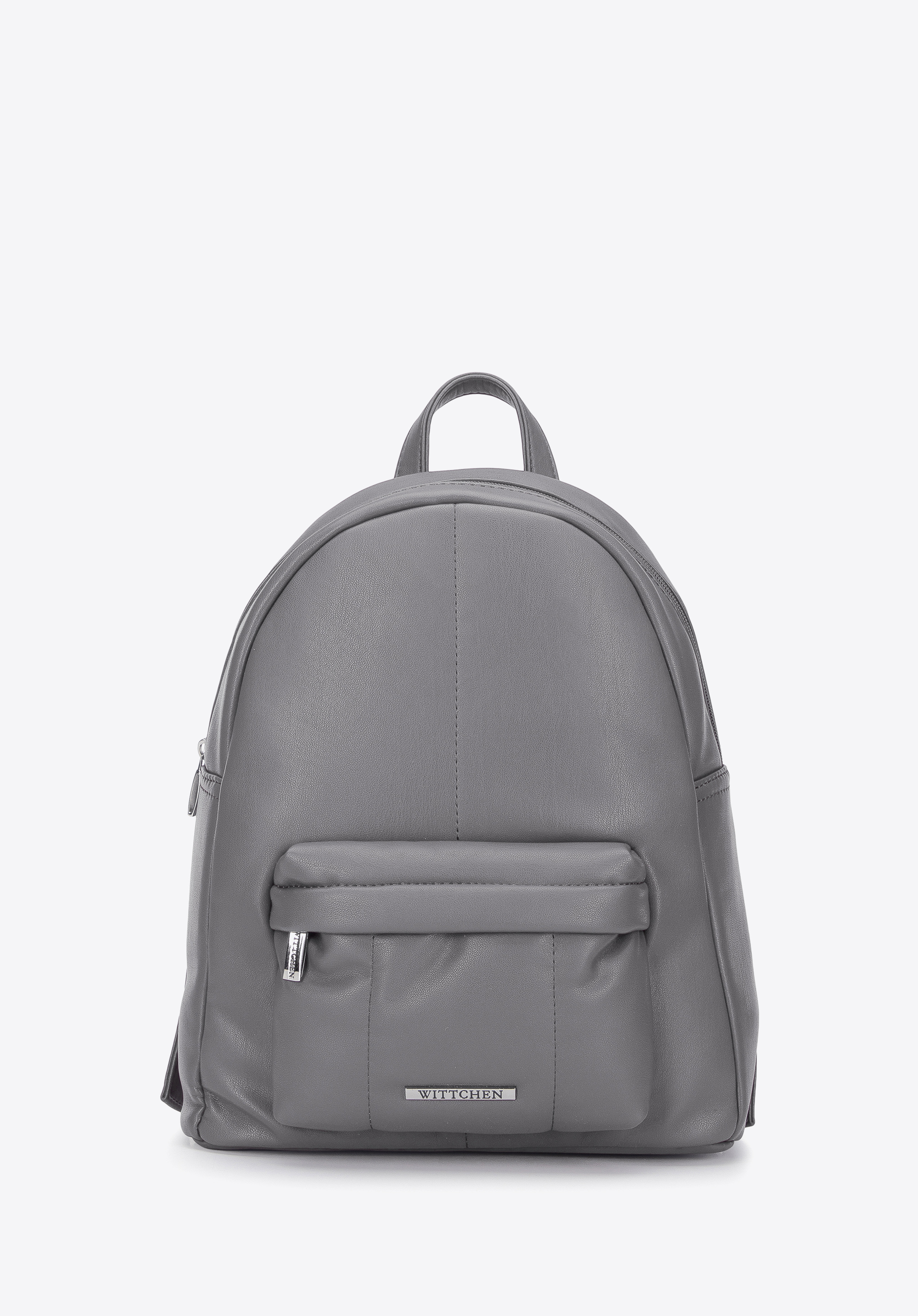 Damen-Rucksack aus Kunstleder, grau, 95-4Y-425-8, Bild 1