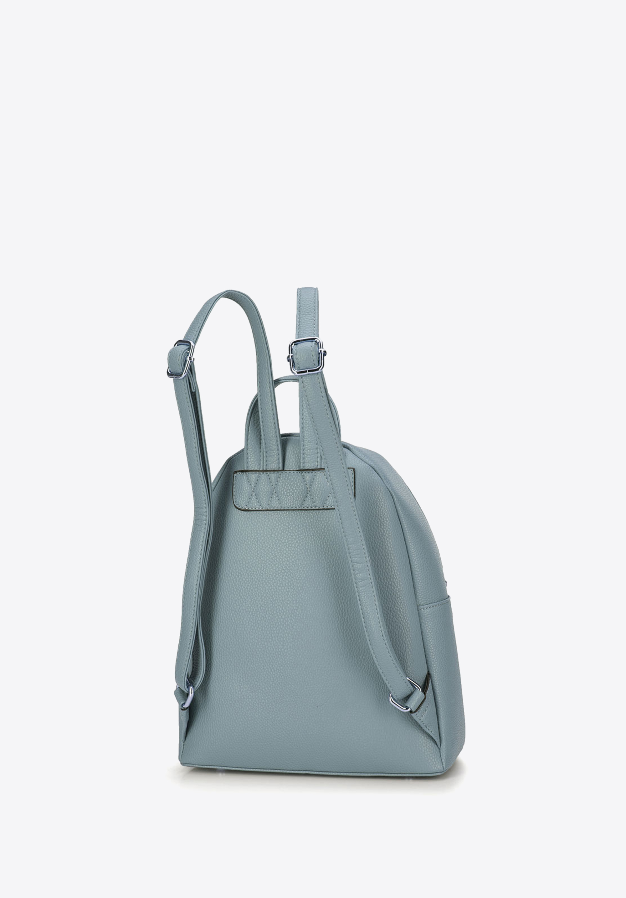 Damenrucksack mit Vordertasche, grau, 29-4Y-003-B7, Bild 1