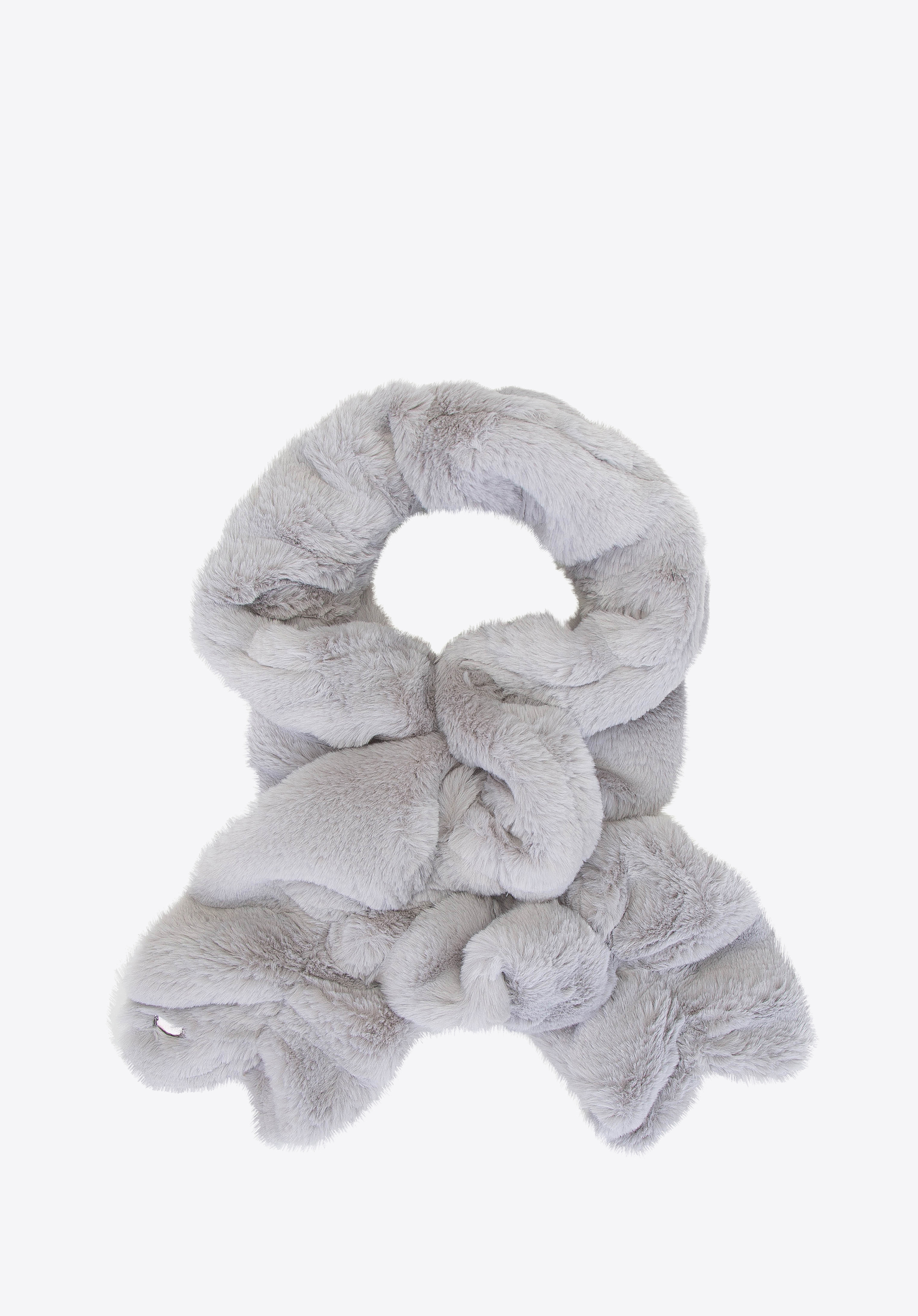 Damenschal aus Kunstpelz, grau, 93-7F-001-8, Bild 1