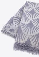 Doppelseitiger Damenschal aus Baumwolle, grau, 95-7D-X02-7, Bild 3