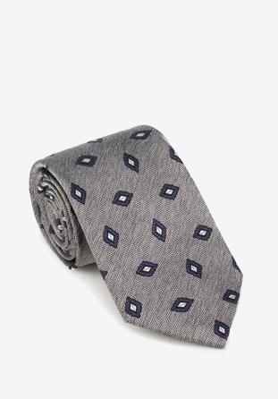 Krawatte, grau-dunkelblau, 89-7K-001-X5, Bild 1