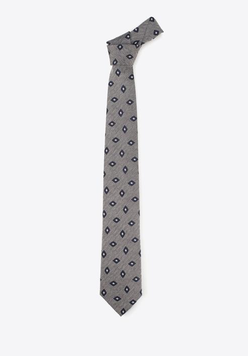 Krawatte, grau-dunkelblau, 89-7K-001-X5, Bild 2