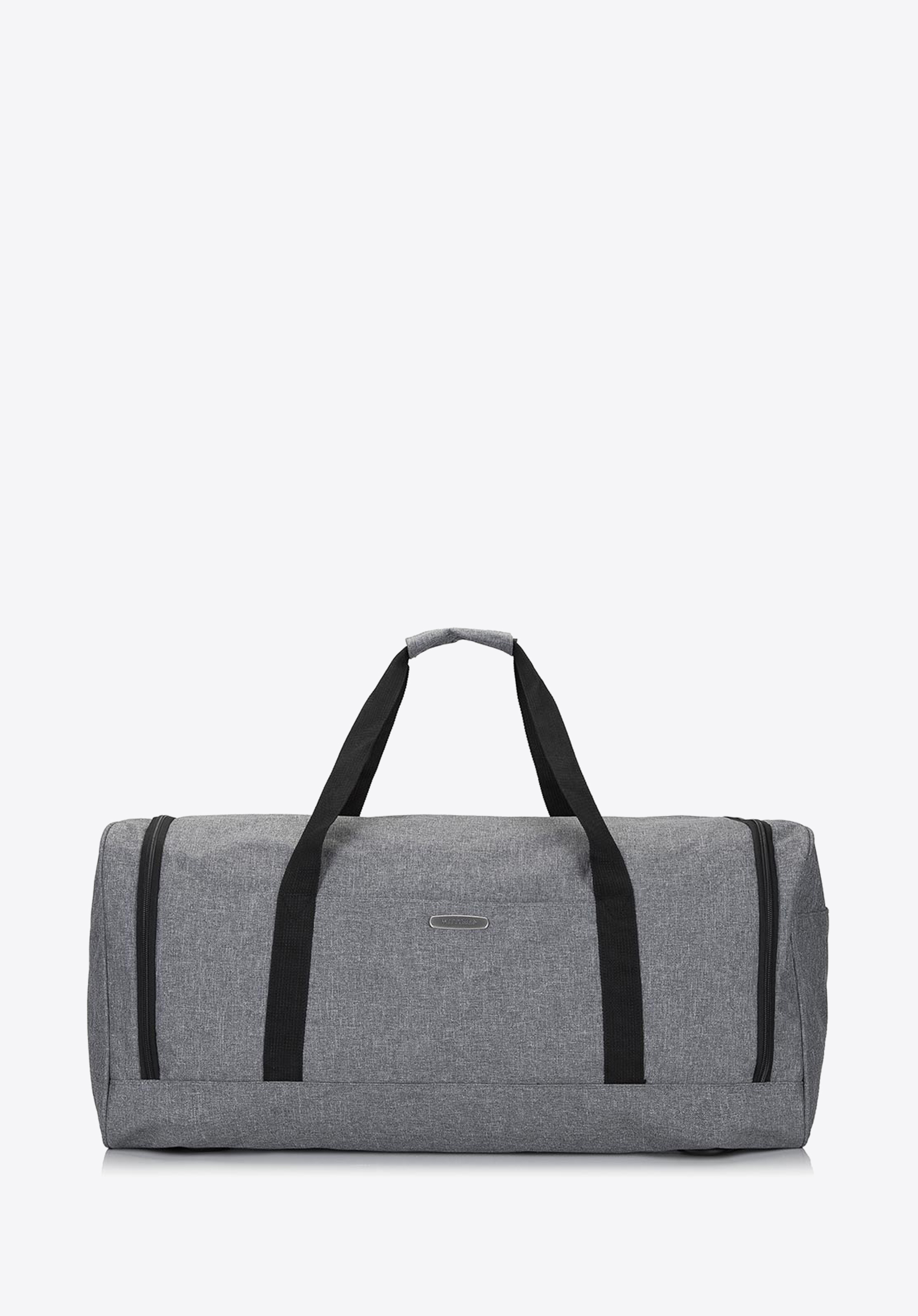 GROßE REISETASCHE MIT LANGEM SCHULTERRIEMEN, grau, 56-3S-943-00, Bild 1