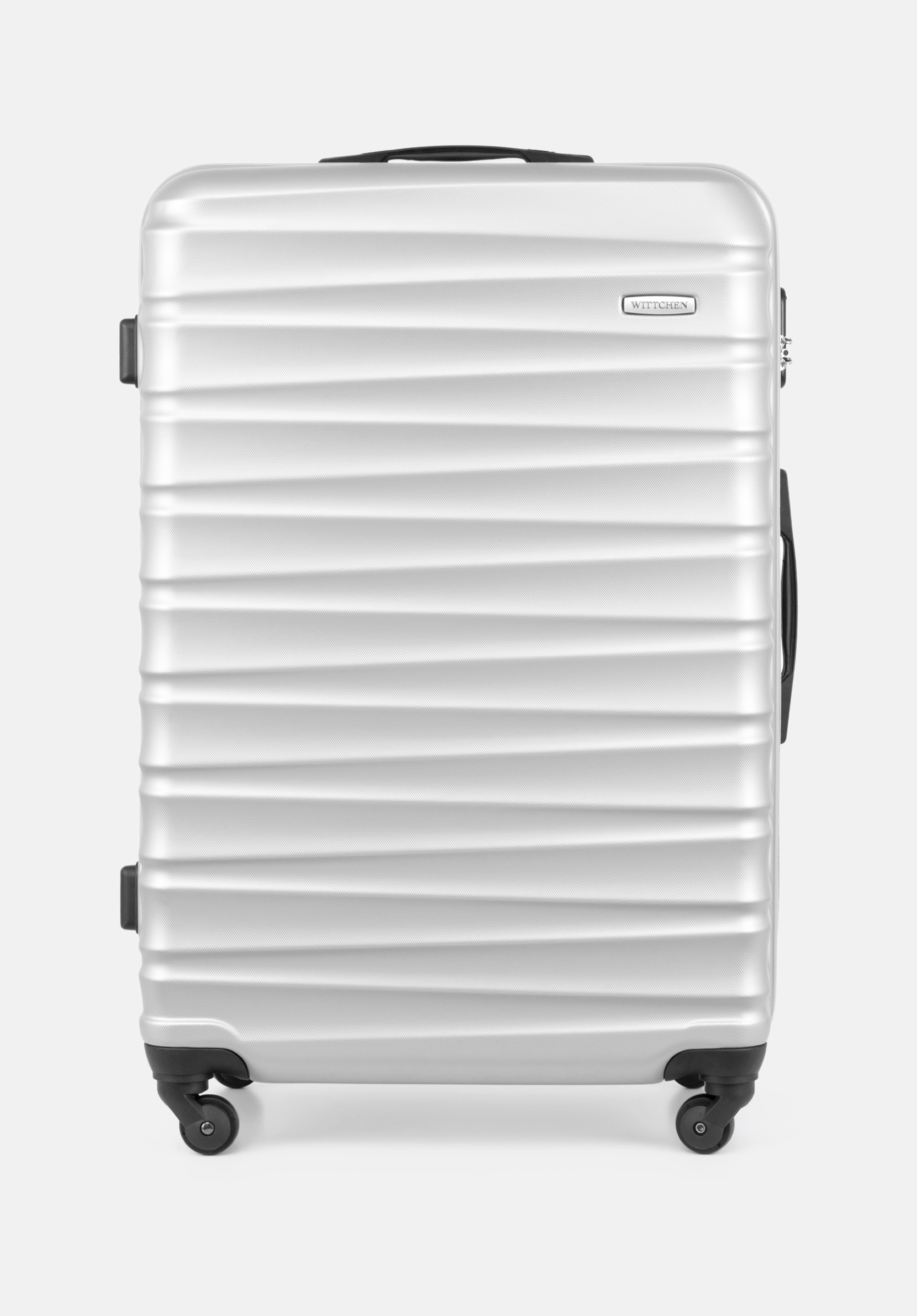 Großer Koffer aus ABS-Material, grau, 56-3A-313-01, Bild 1