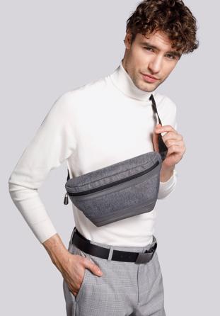 GÜRTELTASCHE FÜR HERREN, grau, 92-3P-506-8, Bild 1