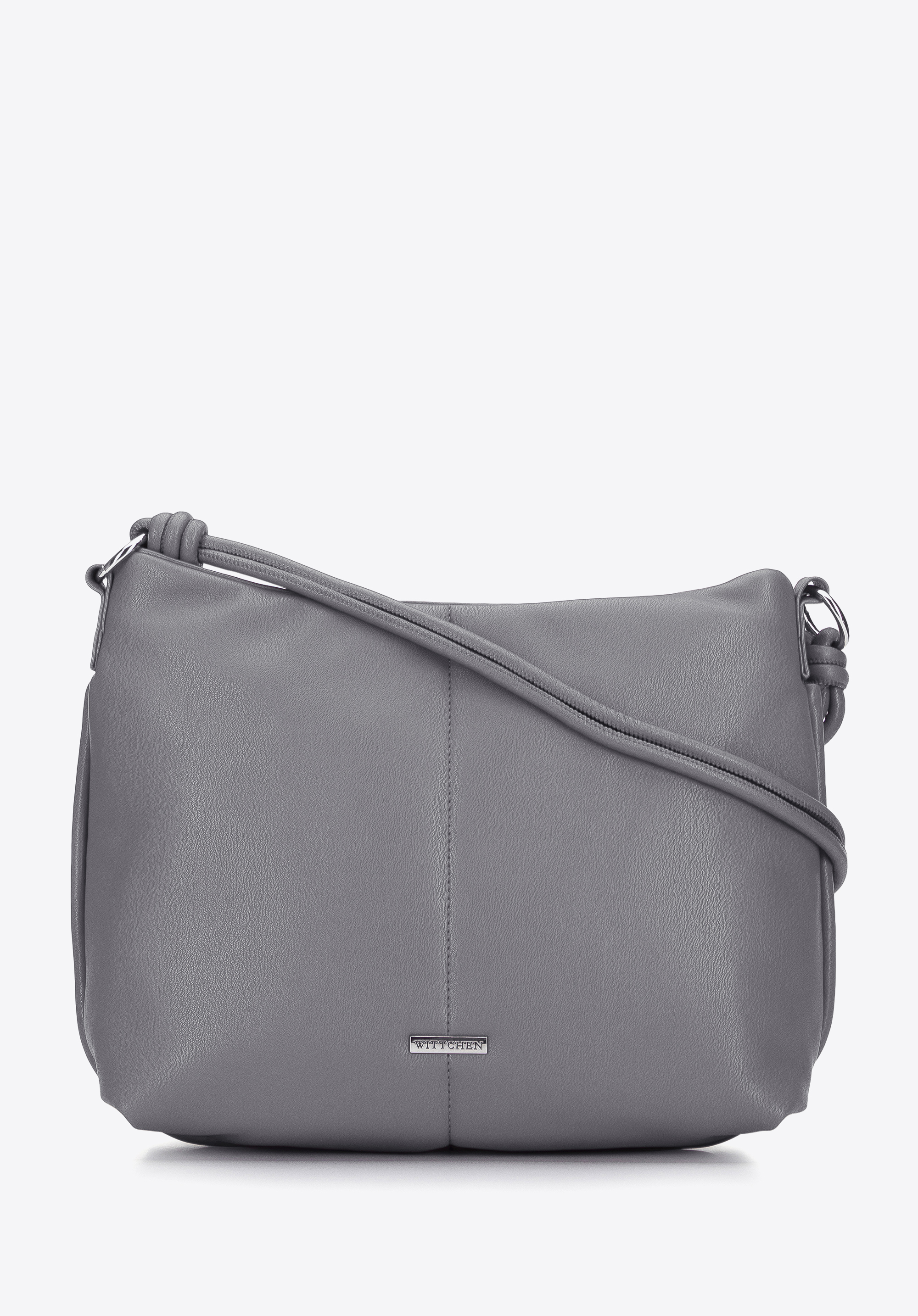 Handtasche aus weichem Öko-Leder mit Knoten