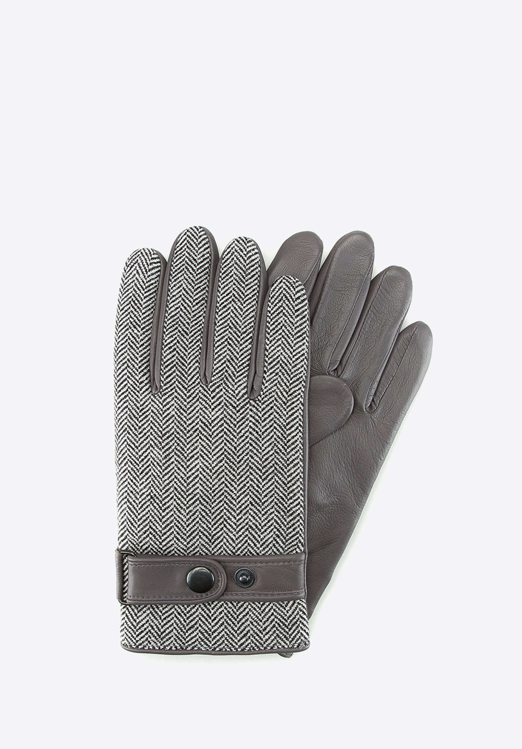 Herrenhandschuhe, grau, 39-6-355-S-S, Bild 1