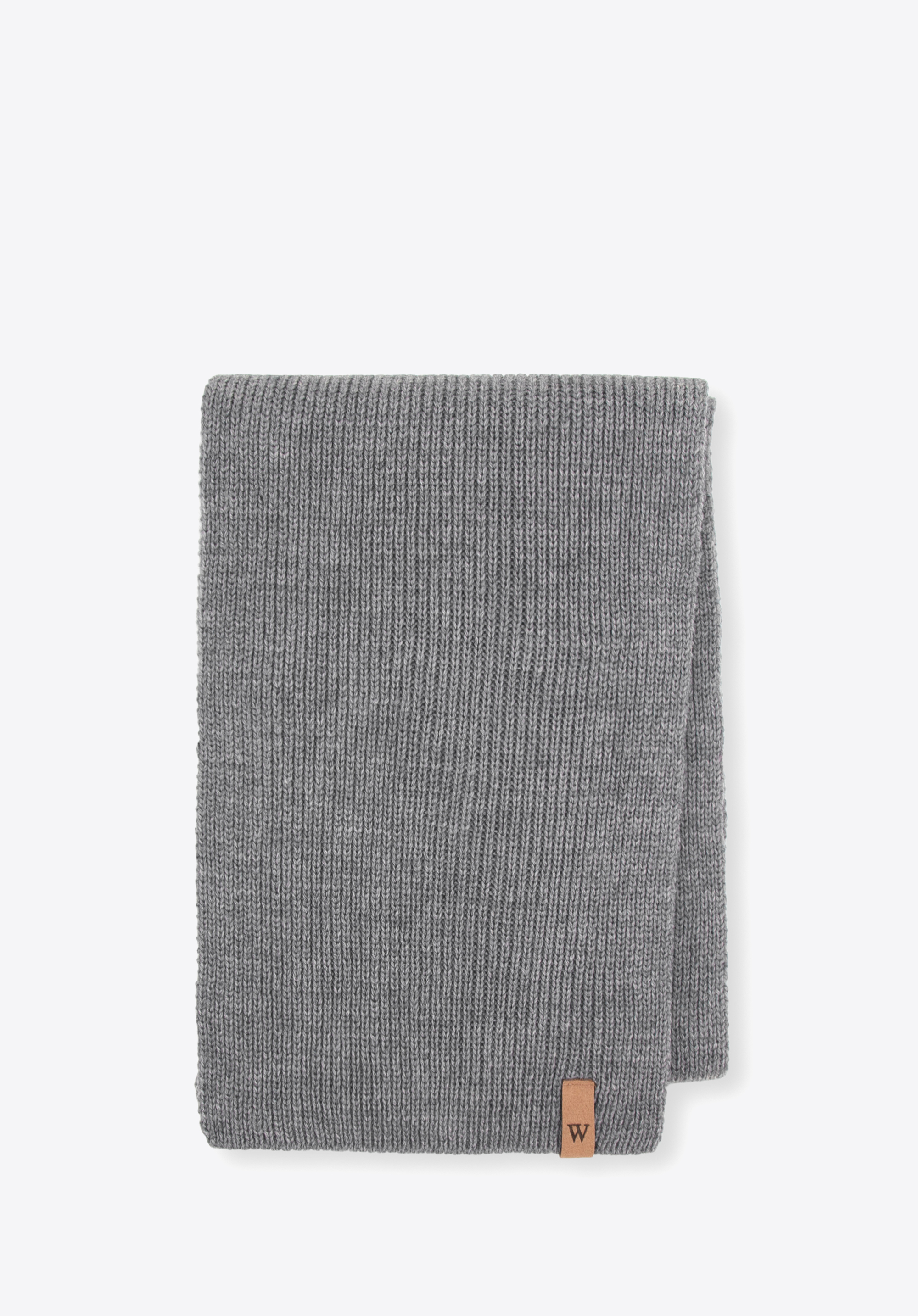 Herrenschal mit Logo, grau, 99-7F-020-8, Bild 1