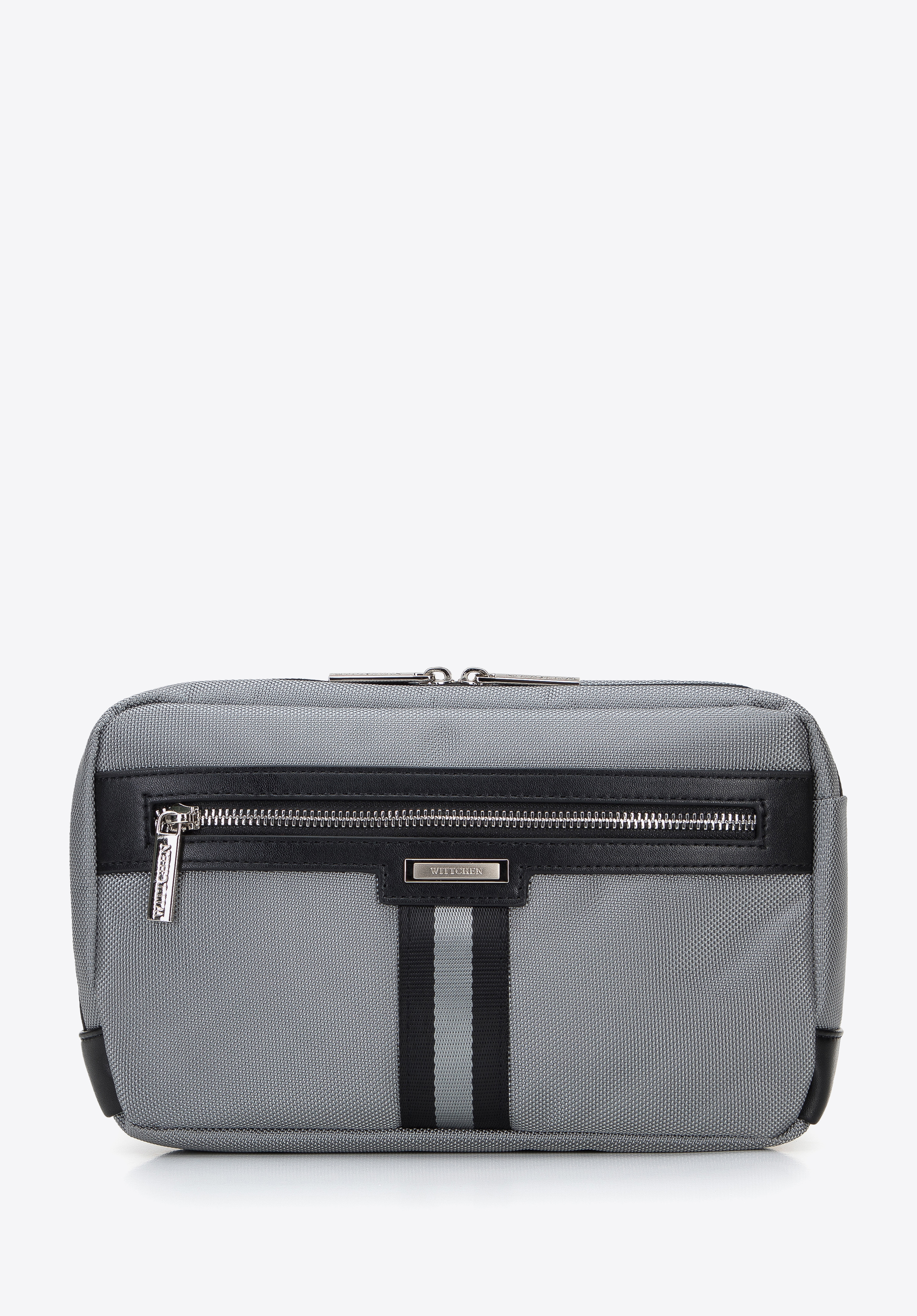Herren-Gürteltasche mit dem Band, grau, 96-4U-901-8, Bild 1