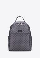 Jacquard-Rucksack für Damen, grau, 95-4-905-1, Bild 1