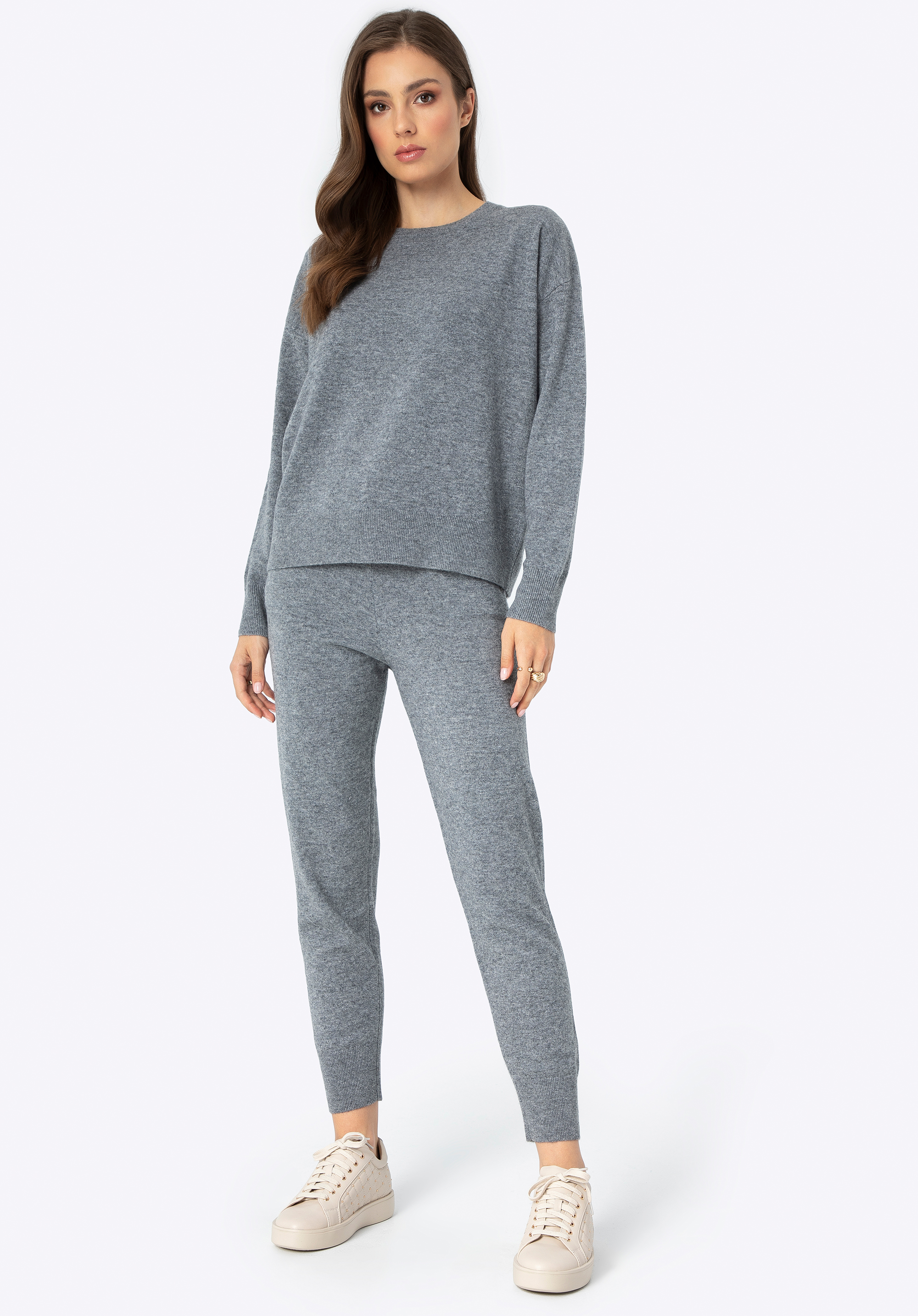 Loungewear-Set aus Wolle für Damen, grau, 29-99-001-8-L_XL, Bild 1