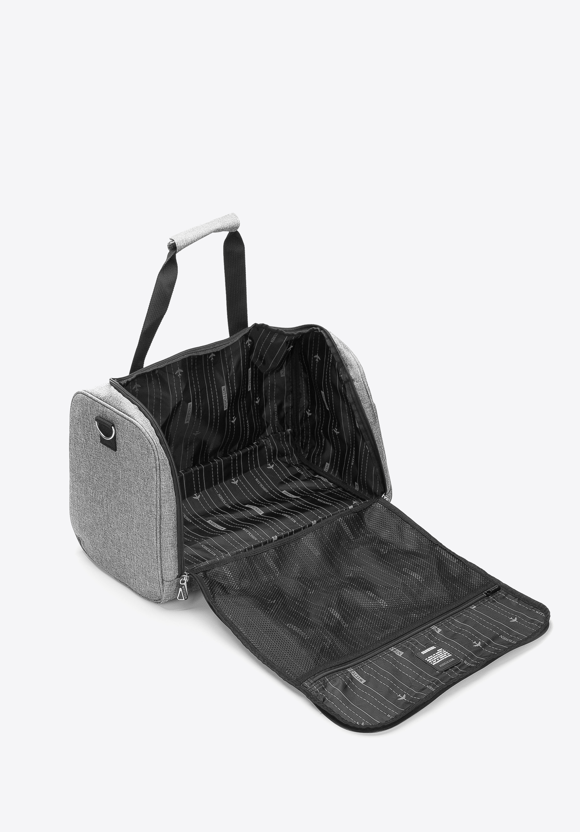 Mittelgroße Reisetasche, grau, 56-3S-942-01, Bild 1