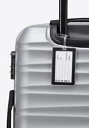 Mittelgroßer Koffer mit Gepäckanhänger, grau, 56-3A-312-31Z, Bild 3