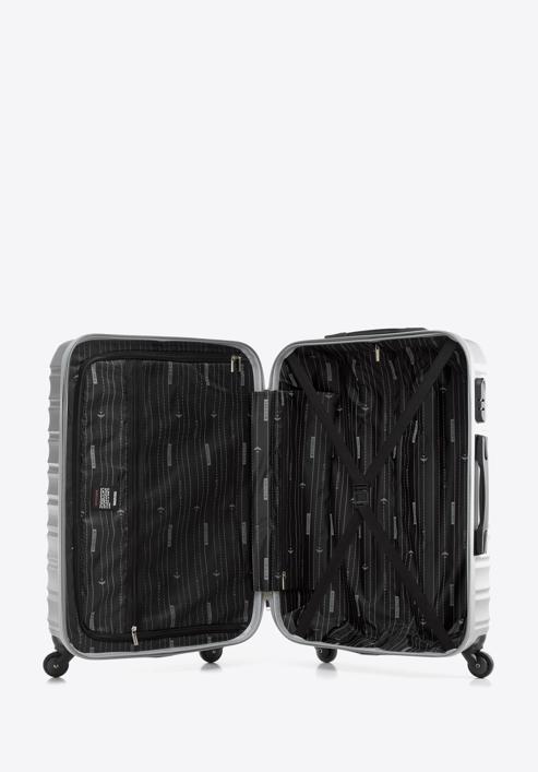 Mittelgroßer Koffer mit Gepäckanhänger, grau, 56-3A-312-50Z, Bild 6