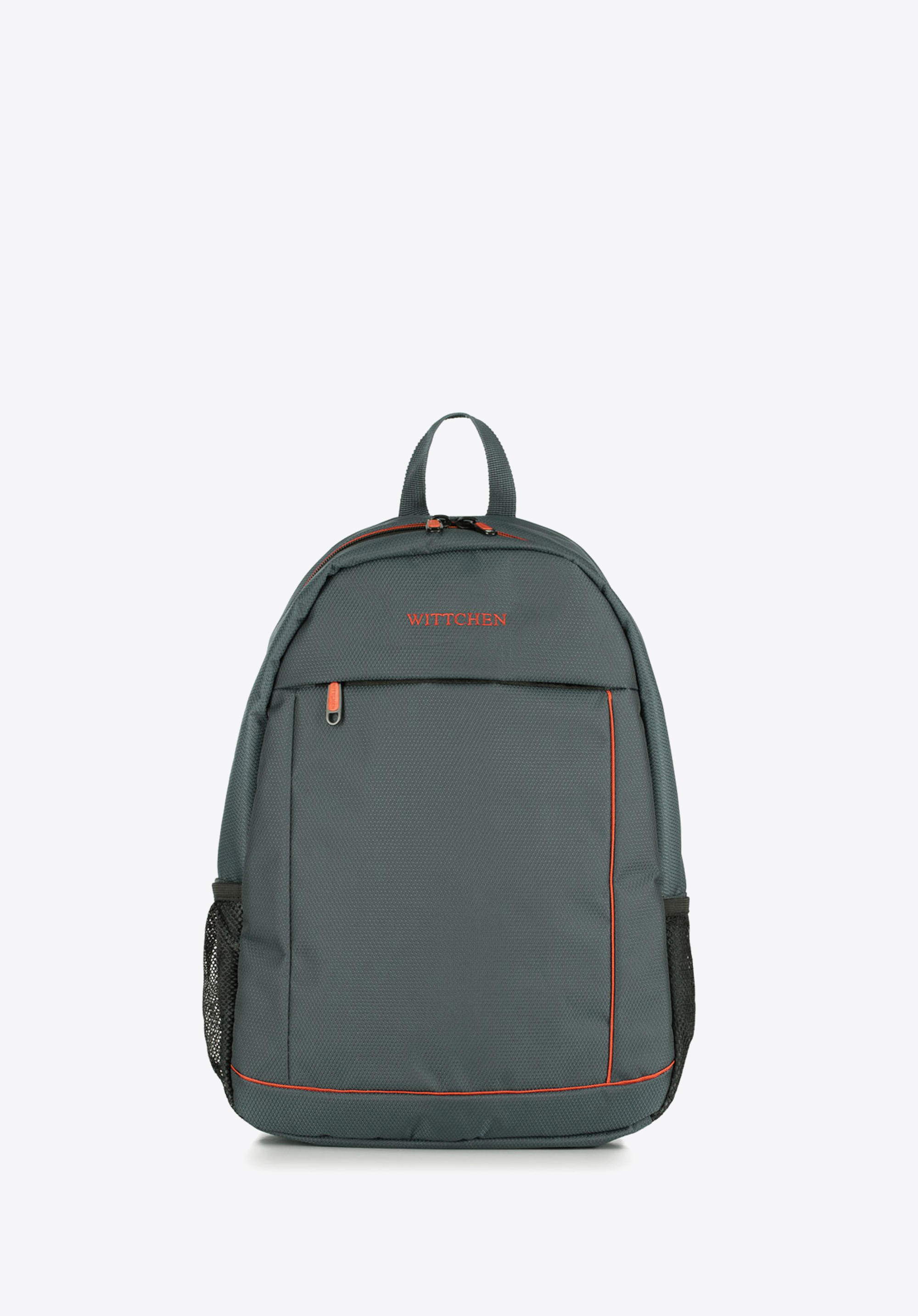RUCKSACK, grau-orange, 56-3S-467-01, Bild 1
