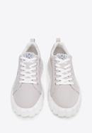 Plateau-Sneakers für Damen, grau, 98-D-959-8-39, Bild 3