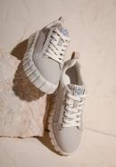Plateau-Sneakers für Damen, grau, 98-D-959-P-39, Bild 30