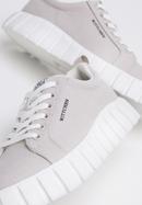 Plateau-Sneakers für Damen, grau, 98-D-959-P-40, Bild 8