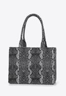 Shopper-Tasche mit Tiermuster, grau-schwarz, 97-4E-504-X4, Bild 2