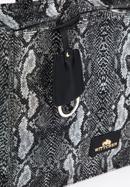 Shopper-Tasche mit Tiermuster, grau-schwarz, 97-4E-504-X4, Bild 4