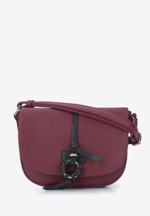 Geantă crossbody cu inel, grena, 93-4Y-702-21, Fotografie 1