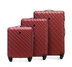 Set de valize din ABS cu model, grena, 56-3A-55S-31, Fotografie 1