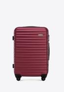Set valize din ABS, cu dungi orizontale, grena, 56-3A-31S-31, Fotografie 2