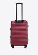 Set valize din ABS, cu dungi orizontale, grena, 56-3A-31S-85, Fotografie 4