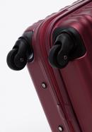 Set valize din ABS, cu dungi orizontale, grena, 56-3A-31S-35, Fotografie 7