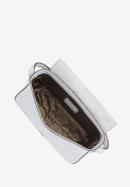 Geantă de damă din piele cu croiala clasică, gri, 89-4-531-8, Fotografie 4